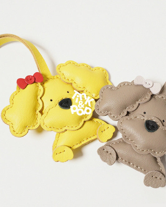 Fluffy Pup Bag Charm